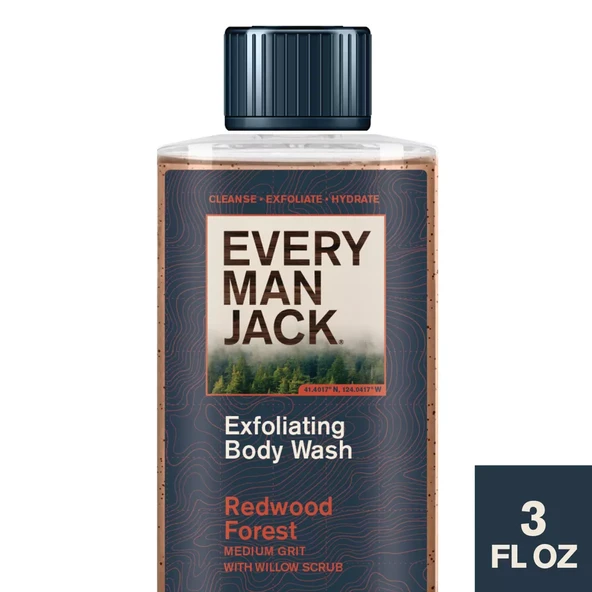Every Man Jack Exfoliating Seyahat Boyu Duş Jeli 90ML ürün görseli 1