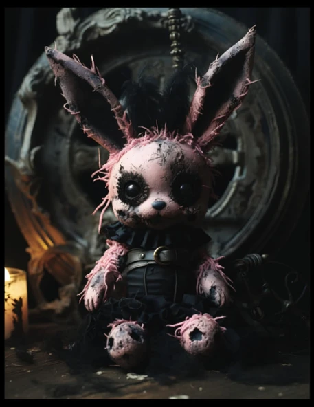 Independently Published Gothic Pastel Stuffed Bunny Voodoo Doll, 2 (Sketchbook): Embrace The Dark Whimsy And Unleash Your Creativity ürün görseli 1