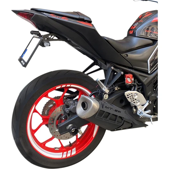 Motogoril Yamaha MT-25 İçin MT25 Kısa Plakalık 2015-2025 Metal Malzeme ile Kalite ürün görseli 1