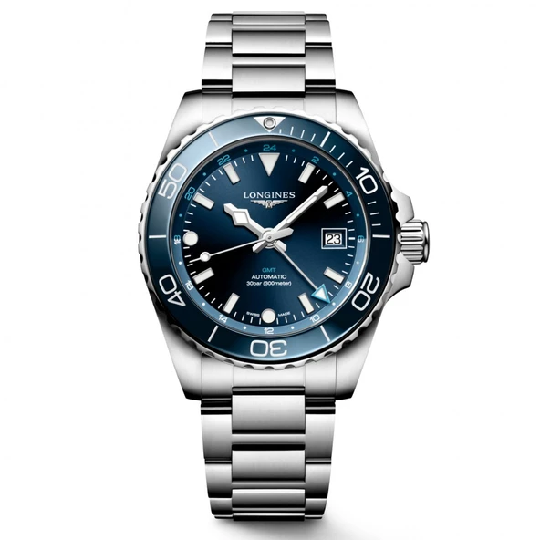 L37904966 Longines Hydroconquest GMT Erkek Kol Saati L3.790.4.96.6 ürün görseli 1