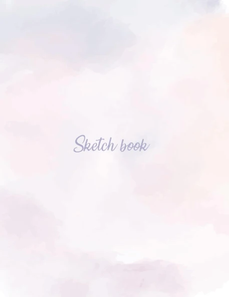 Sketch Book: Notebook For Drawing, Sketching, Painting, Writing Or Doodling | 110 Blank Pages | Large Size 8.5"X11" ürün görseli 1