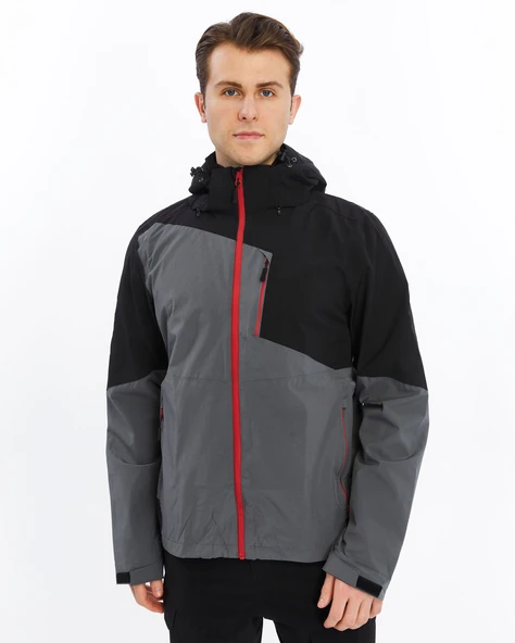 Mapamyumco Windbreaker Erkek Ceket-FÜME ürün görseli 1