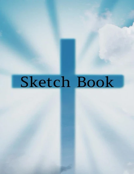 Sketch Book: Sketch Book: Sketchbook For Christian Artist Drawing Blank Paper Pad 8.5" X 11" - Notebook 120 Pages Blank Paper Book For Sketching ... Journal Cover Notebooks Paperback ürün görseli 1