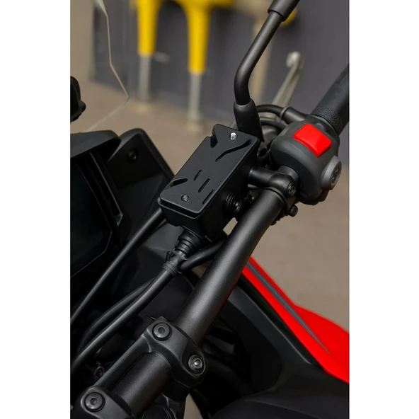 Moto Üçel Honda Nx 500 Uyumlu Hidrolik Koruma Siyah ürün görseli 1