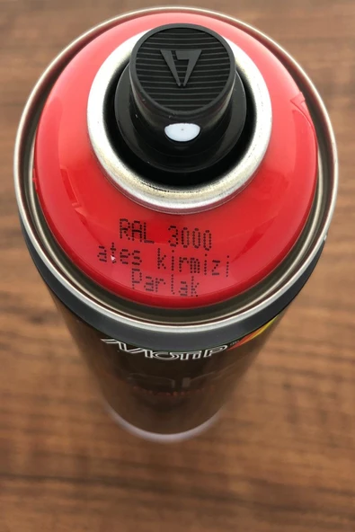 MOTİP CARAT RAL3000 Ateş Kırmızı Parlak Sprey Boya 400 ML ürün görseli 1