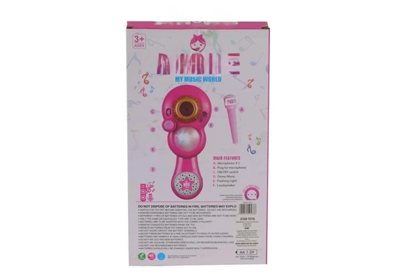5801-KUTUDA 2Lİ AYAKLI MİKROFON - Resim 2