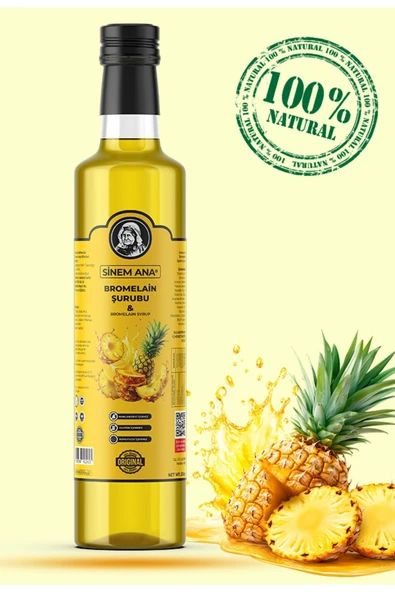 Sinem ana Bromelain Ananas İçeren Detox Şurubu 3'lü Paket – 250 g x 3 ürün görseli 1