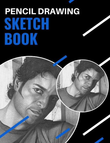 Independently Published Pencil Drawing Sketch Book, Sketch Book For Doodling: 200 Pages, 8.5X11 Unlined Pages For Sketching And Drawing ürün görseli 1
