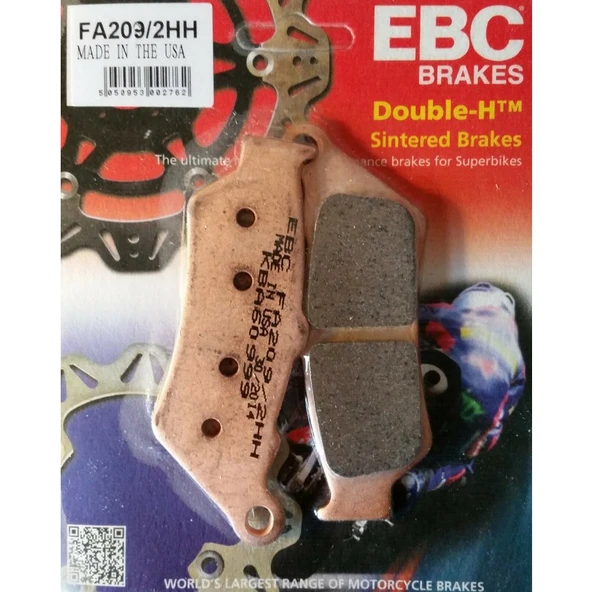 Ebc Ducati Multistrada 1260 Enduro Arka Fren Balatası Ebc FA209/2HH ürün görseli 1