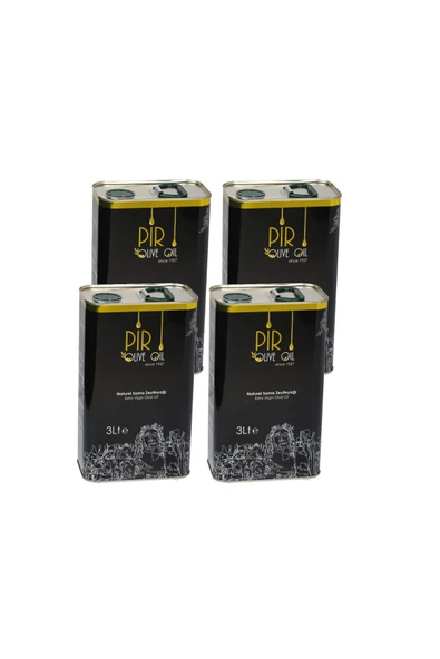 PiR Naturel Sızma Zeytinyağı 3LT (3LT x 4 ADET) ürün görseli 1