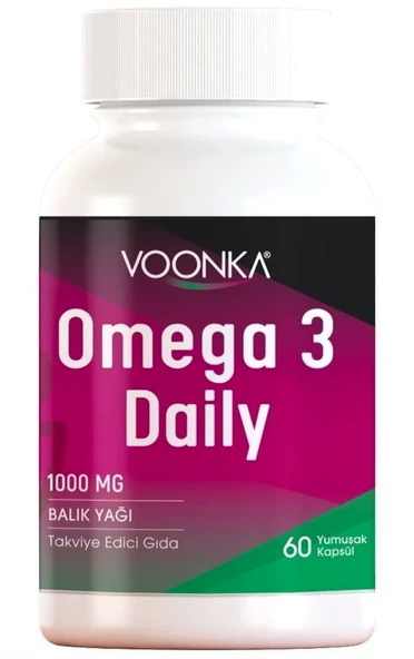 Voonka Omega 3 Daily 60 Yumuşak Kapsül ürün görseli 1