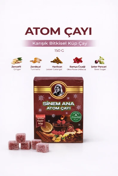 Sinem ana Atom Çayı 150 Gr – Propolisli ve C Vitaminli Kış Çayı ürün görseli 1
