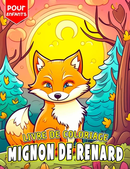 Independently Published Livre De Coloriage Mignon De Renard Pour Enfants: Livre De Coloriage Pour Enfants Avec Des Designs Adorables De Renards (French Edition) ürün görseli 1