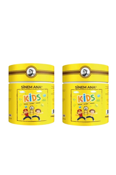 Sinem ana Kids Arı Sütü Pekmez Bal ve Vitamin Katkılı Kakaolu Macun 240 gr X 2 ADET ürün görseli 1