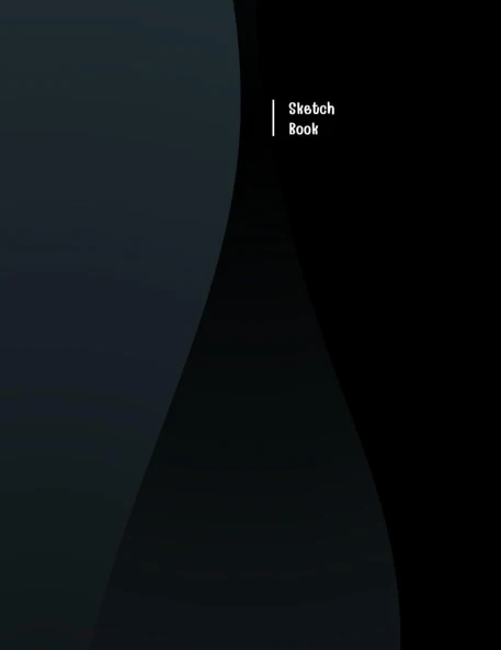 Navy Black: Sketch Book : Notebook For Drawing, Writing, Painting, Sketching Or Doodling, 8.5" X 11", 120 Pages ürün görseli 1