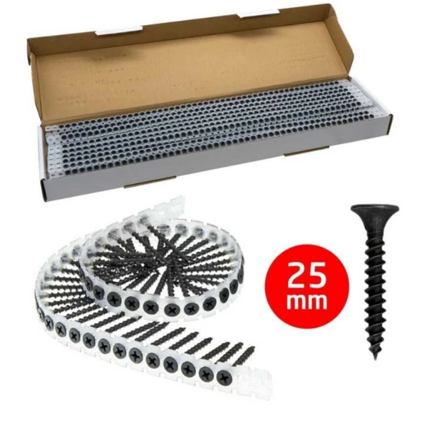 Rox Ahşap Şerit Vidası M3.5*25 PK(20) 153ROX0342 ürün görseli 1