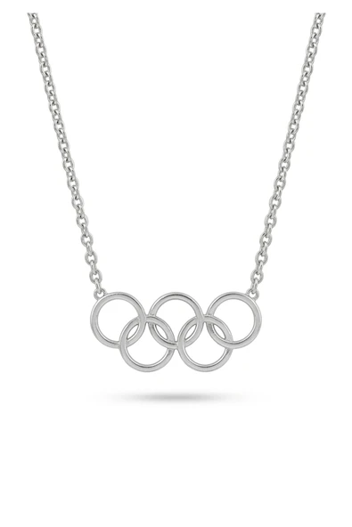 925 Ayar Gümüş Olimpiyat Kolye ürün görseli 1