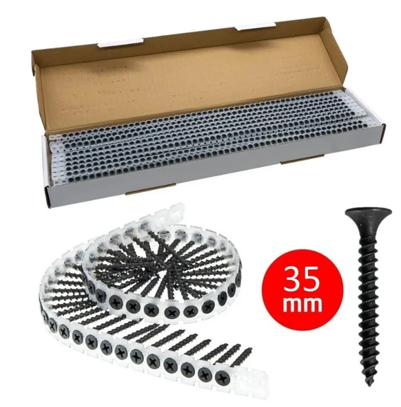 Rox Ahşap Şerit Vidası M3.5*35 PK(20) 153ROX0344 ürün görseli 1