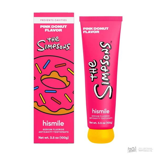 Hismile Pembe Donut Aromalı Diş Macunu 100GR ürün görseli 1