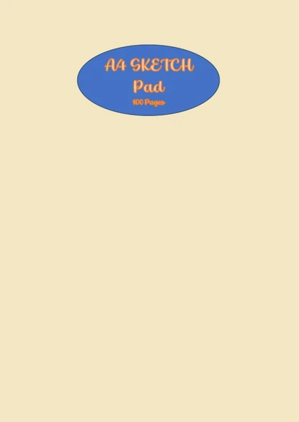 A4 Sketch Pad: A4 Size 8.27 X 11.69 Inches White Paper Drawing Book, Sketchbook, 100 Pages, 90 Gsm , Ideal For Drawing, And Craft, Colour ürün görseli 1