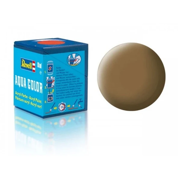 Aqua Color Dark Earth - Mat Boya - 18 ml ürün görseli 1