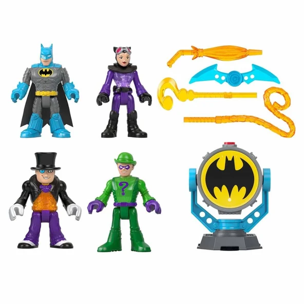 Super Friends Bat-Tech Bat-Signal Figür Seti - Resim 2