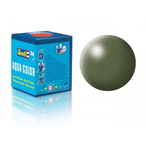 361 - Aqua Color Olive Green - Silk Boya - 18 ml ürün görseli 1