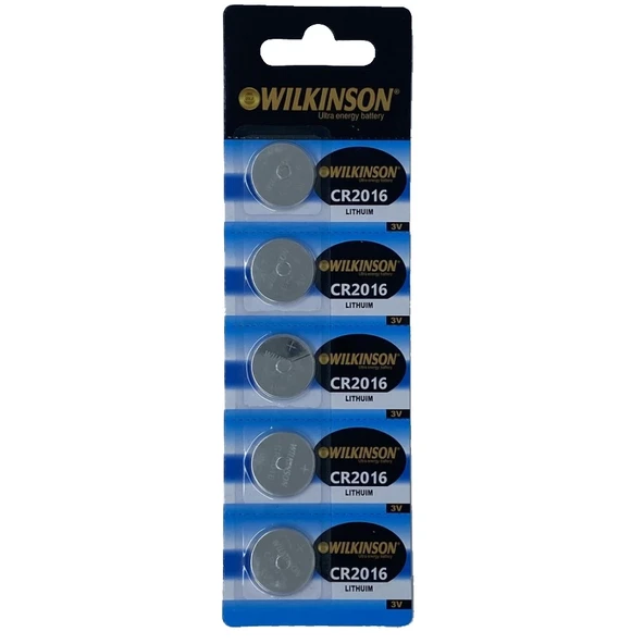 Wılkınson 2016 3v Lityum Düğme Pil 5'li Paket ürün görseli 1