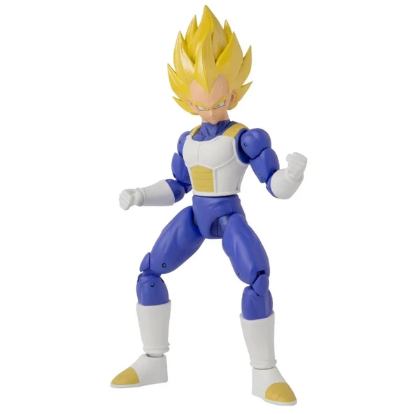 Dragon Ball Super Saiyan Vegeta Poz Verilebilir Figür 16 cm ürün görseli 1