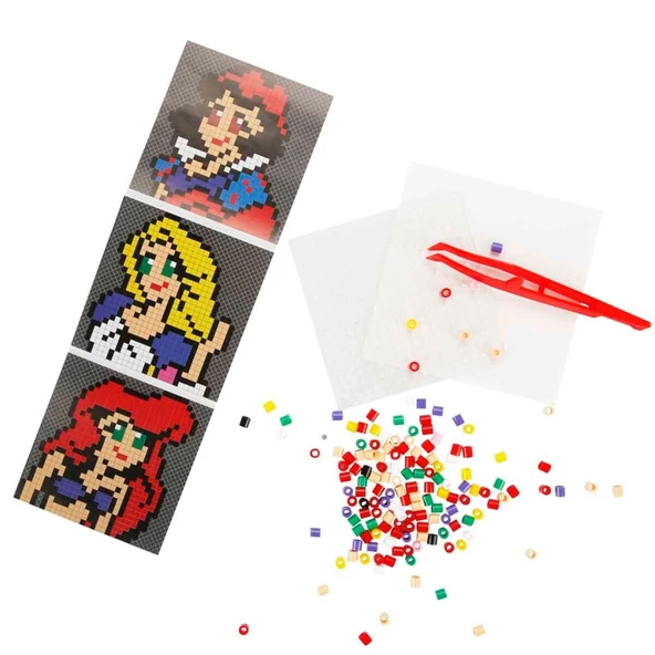 3in1 NessiWorld Princess Pixel Pixel Boncuk Aktivite ve Oyuncak Seti S00005169 ürün görseli 1