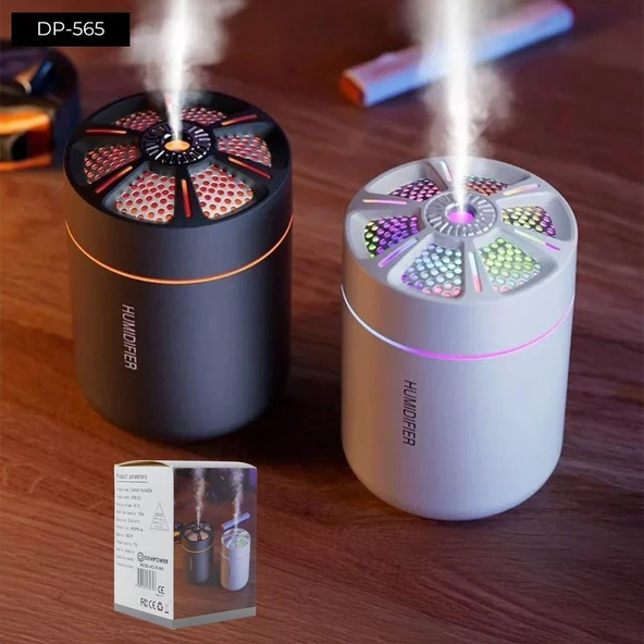 Yuvarlak Petek Tasarımlı Rgb Buhar Makinesi ürün görseli 1