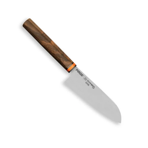 12105 Titan East Santoku Şef Bıçağı 16 Cm - Ceviz Sap ürün görseli 1