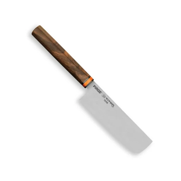 12106 Titan East Dilimleme Nakiri Şef Bıçağı 16 Cm - Ceviz Sap ürün görseli 1