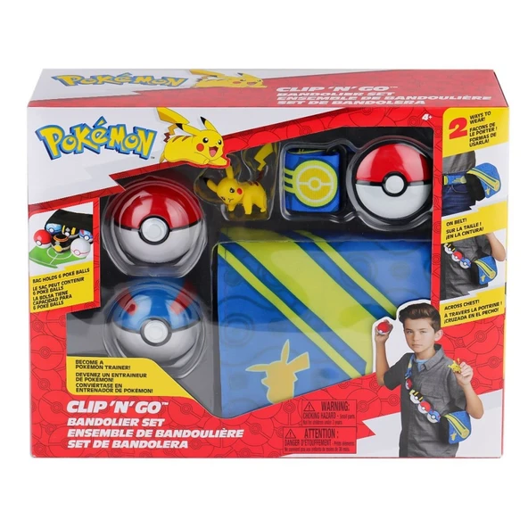 POK PKW3649 Pokemon Clip N Go Bandolier Büyük Set - Resim 2