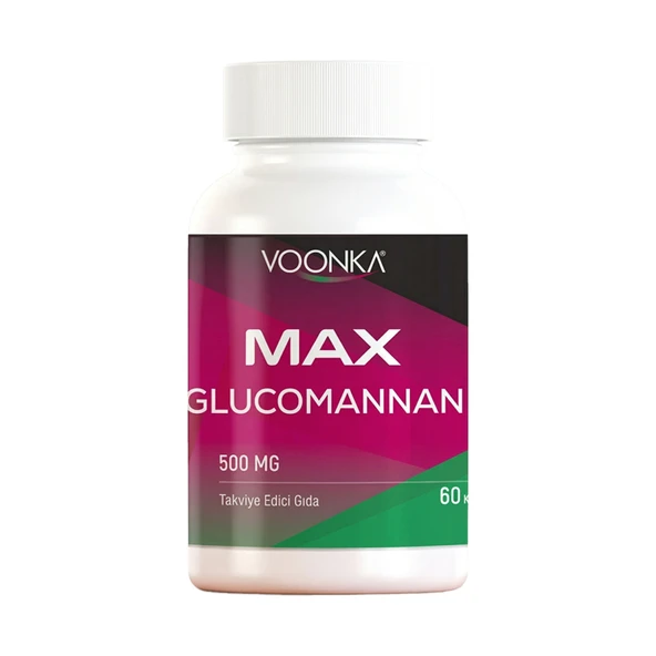 Voonka Max Glucomannan 500 Mg 60 Kapsül ürün görseli 1