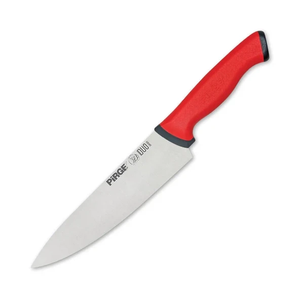 34161 Duo Şef Bıçağı 21 Cm - Kırmızı Kaymaz Sap ürün görseli 1