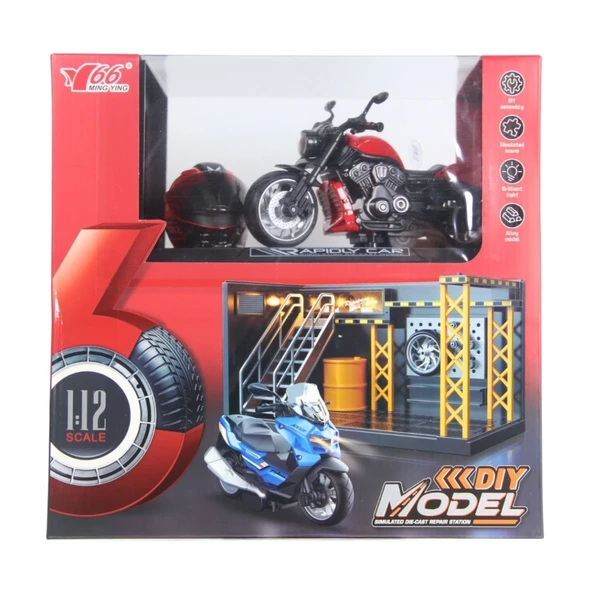 1/12 Motosiklet Wolverine PB 3R Sesli ve Işıklı ürün görseli 1