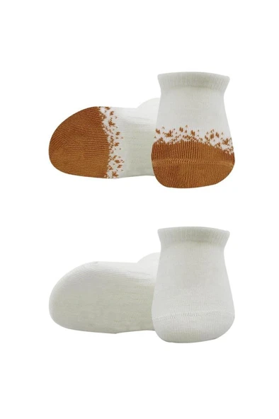 2'Li Penye Sneakers Çorap 20105 Ekru Hardal ürün görseli 1