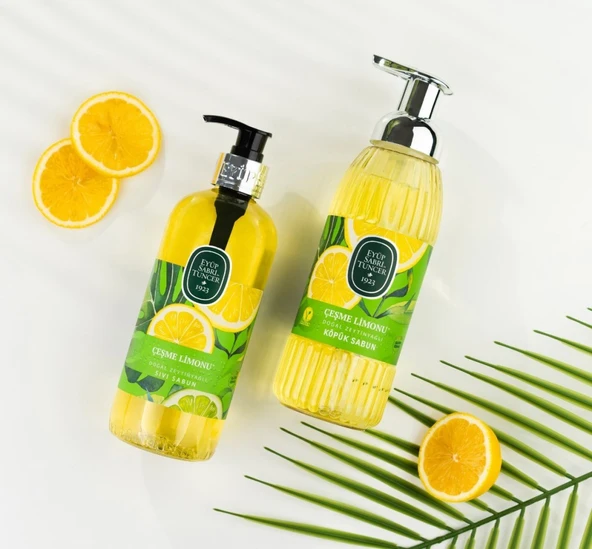 Doğal Zeytinyağlı Köpük Sabun 500 ml Çeşme Limonu ürün görseli 1