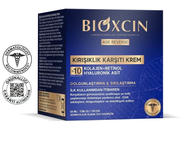 Bioxcin Age Reverse Kırışıklık Karşıtı Krem 50 ml ürün görseli 1