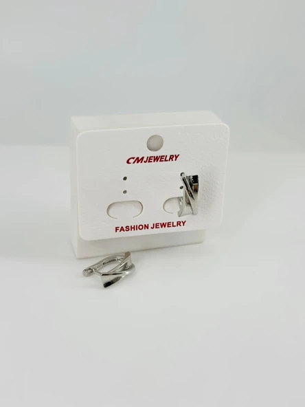 Rodyum  Pirinç Küpeler - Kp00524 ürün görseli 1