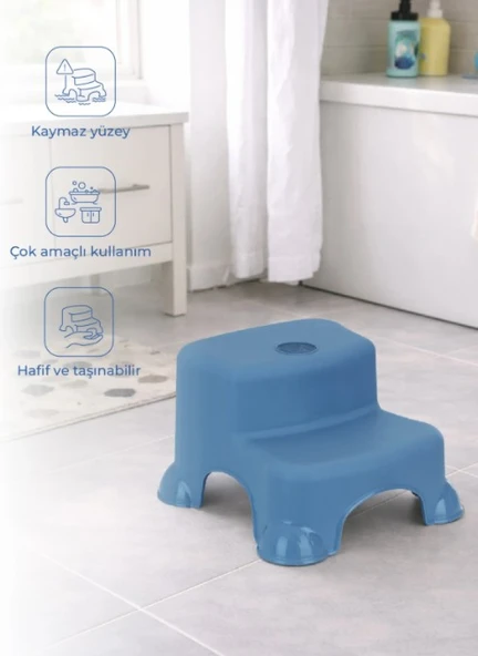 Çok Amaçlı Katlı Basamak 516 (Yeni) İndigo Mavi ürün görseli 1
