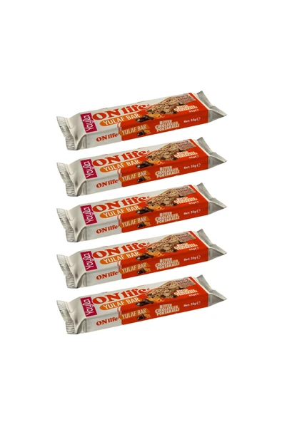 Yayla Onlife Bitter Çikolatalı ve Portakallı Yulaf Bar 35 g x5 ürün görseli 1