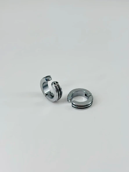 Sıkıştırma Çelik Erkek Küpe - Ekp0039 ürün görseli 1
