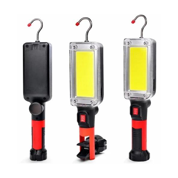 Gs-2040 1200 Lümenmıknatıslı Cob Led Tamirci Feneri ürün görseli 1