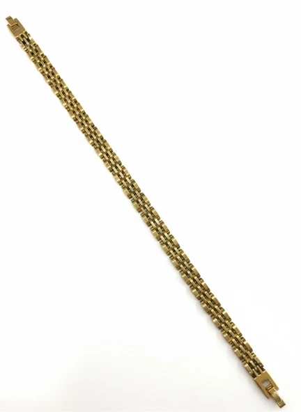 Çelik  Erkek Çelik Bileklik Boy 21.5 Cm / En 0.6 Mm  - Ebl0082 ürün görseli 1