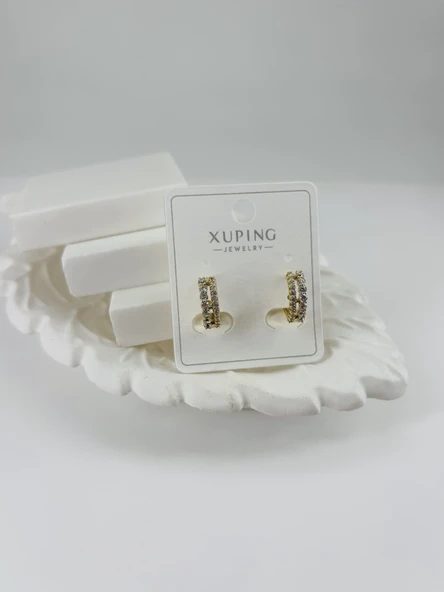 Zirkon Taşlı Pirinç Zirkon Küpe - Kp00308 ürün görseli 1