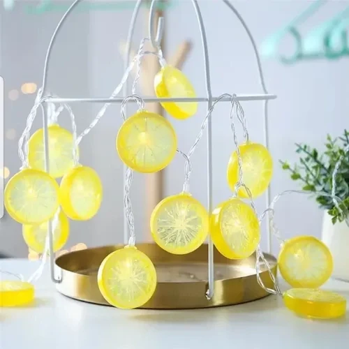 2m 10 Led Pilli Limon Işık - Resim 5