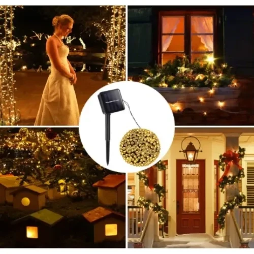 11m 100 Led Solar Gün Işığı - Resim 2
