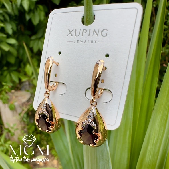 Xuping Taşlı Su Damlası Küpe - Kp00175 ürün görseli 1